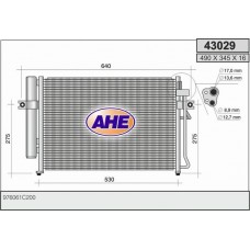 43029 AHE Конденсатор кондиціонера