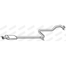 21283 WALKER Середній глушник вихлопних газів