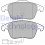 LP2110 DELPHI Комплект гальмівних колодок дисковий гальм