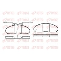0048.02 REMSA Комплект гальмівних колодок дисковий гальм