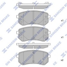 SP1189 Hi-Q Комплект гальмівних колодок дисковий гальм