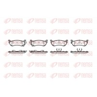 0698.01 REMSA Комплект гальмівних колодок дисковий гальм