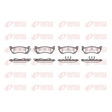 0698.01 REMSA Комплект гальмівних колодок дисковий гальм