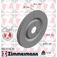 100.3376.20 ZIMMERMANN Гальмівний диск