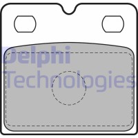 LP2112 DELPHI Комплект гальмівних колодок дисковий гальм