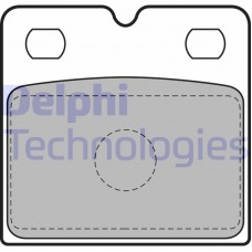 LP2112 DELPHI Комплект гальмівних колодок дисковий гальм