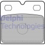 LP2112 DELPHI Комплект гальмівних колодок дисковий гальм