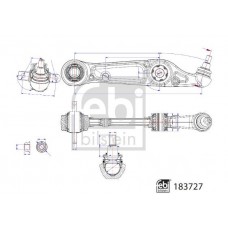 183727 FEBI BILSTEIN Ричаг незалежної підвіски колеса, подвеска колеса