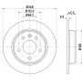 8DD 355 104-501 HELLA PAGID Гальмівний диск
