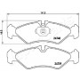 PP-0521AF JAPANPARTS Комплект гальмівних колодок дисковий гальм