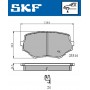 VKBP 80531 A SKF КомплеК т гальмівних колодок, дискове гальмо
