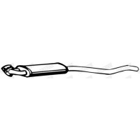 09156 WALKER Середній глушник вихлопних газів