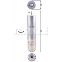 KL 579D MAHLE Паливний фільтр