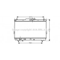 HY2113 PRASCO Радіатор охолодження двигуна
