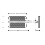 FD6216 AVA QUALITY COOLING Теплообмінник обігрів салону