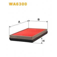 WA6300 WIX FILTERS Повітряний фільтр