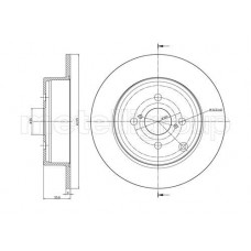 23-0635C METELLI Гальмівний диск