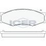 140526-087 ICER Комплект гальмівних колодок дисковий гальм