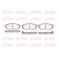 1041.02 REMSA КомплеК т гальмівних колодок, дискове гальмо