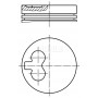 040 01 01 MAHLE Поршень