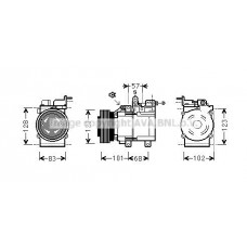HYAK123 AVA QUALITY COOLING Компресор кондиціонера
