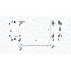 350213196600 MAGNETI MARELLI Радіатор охолодження двигуна