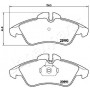 PA-0537AF JAPANPARTS Комплект гальмівних колодок дисковий гальм