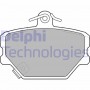 LP1465 DELPHI Комплект гальмівних колодок дисковий гальм