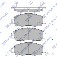SP2114 Hi-Q Комплект гальмівних колодок дисковий гальм