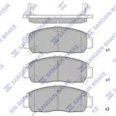 SP2114 Hi-Q Комплект гальмівних колодок дисковий гальм