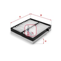 S 3100 C SOFIMA Фільтр повітря у внутрішньому просторі