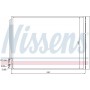 940110 NISSENS Конденсатор кондиціонера