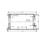 AIA2293 AVA QUALITY COOLING Радіатор охолодження двигуна