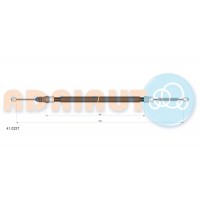 41.0237 ADRIAUTO Тросик, cтояночный тормоз