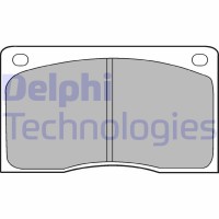 LP132 DELPHI Комплект гальмівних колодок дисковий гальм