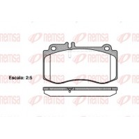 1406.00 REMSA Комплект гальмівних колодок дисковий гальм
