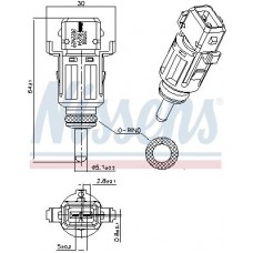 207010 NISSENS Датчик температура охолоджувальної рідини