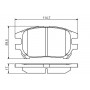 0 986 495 140 BOSCH Комплект гальмівних колодок дисковий гальм