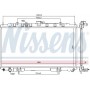 68740 NISSENS Радіатор охолодження двигуна