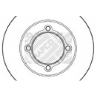 15571 MAPCO Гальмівний диск