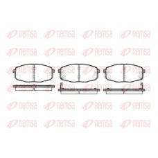 1038.02 REMSA КомплеК т гальмівних колодок, дискове гальмо