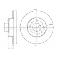 800-232C CIFAM Гальмівний диск