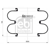 39312 FEBI BILSTEIN Кожух пневматичної ресори