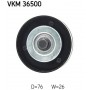 VKM 36500 SKF Паразитный / ведущий ролик, Поліклиновий ремінь