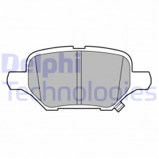 LP3611 DELPHI КомплеК т гальмівних колодок, дискове гальмо