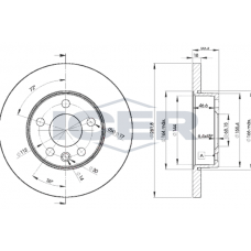 78BD3018-2 ICER Гальмівний диск