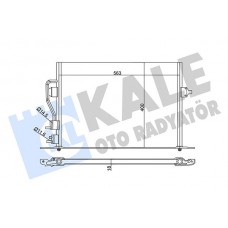 342880 KALE OTO RADYATÖR Конденсатор кондиціонера