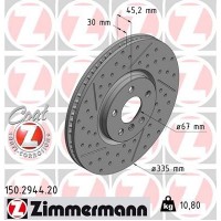 150.2944.20 ZIMMERMANN Гальмівний диск