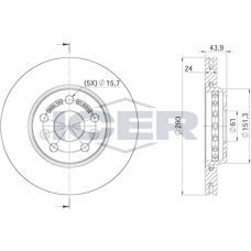 78BD4294-2 ICER Гальмівний диск