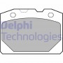 LP92 DELPHI Комплект гальмівних колодок дисковий гальм
